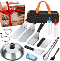 BBQ Set Grilling Tool Kit for Blackstone Griddle Accessories,14 Pieces BBQ Gridd - £35.96 GBP