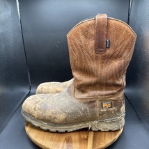 Timberland PRO AG Boss Mens Size 11.5 Steel Toe Work Boots Brown Leather... - $69.29
