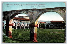 Arches of Mission San Juan Capistrano California CA  DB Postcard H25 - £2.29 GBP