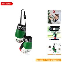 Mini Boxing Gloves Keychain - Mexican Flag Decor for Enthusiasts and Col... - $15.79