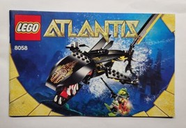 Lego 8058 Atlantis Guardian of the Deep Instruction Manual ONLY  - £6.31 GBP