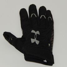 UA Under armour Spotlight Football Glove Black Silver Size S Right GLOVE... - $14.80