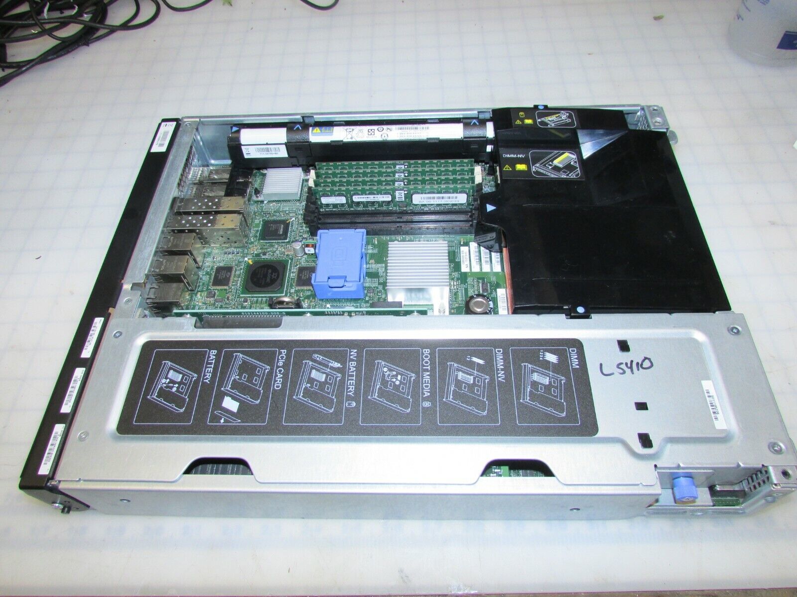 NetApp Motherboard Controller Module 110-00136+E5, +10GBEE CNA +L5410 +8GB RAM - $560.99