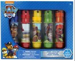 Paw Patrol Jumbo Chalk Set 5 Jumbo Chalk Sticks and Holders - $14.95