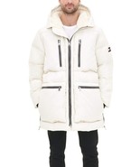 Tommy Hilfiger Men&#39;s Heavyweight Quilted Sherpa Hooded Parka, L - $85.31 CAD