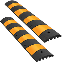 VEVOR 2pcs 6 ft Rubber Speed Bump Driveway Modular Speed Bumps 72.4x12x2... - $153.99