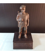 Vintage 1967 Vietnam Era Special Forces GREEN BERET Mighty Mike Statue 7.5" - $53.46