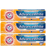3-New Arm &amp; Hammer Advance White Extreme Whitening Toothpaste Clean Mint... - £22.01 GBP