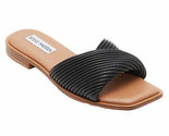 Steve Madden Ladies&#39; Size 7.5 Textured Slide Sandal, Black   - $32.99