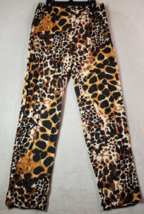 Bleeker &amp; McDougal Pants Womens Petite Small Multi Animal Print Elastic Waist - £7.46 GBP