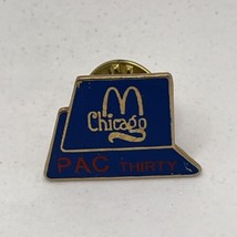McDonald’s Chicago Illinois PAC Thirty Political Action Enamel Lapel Hat Pin - £7.77 GBP