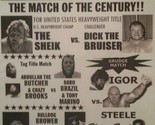 THE SHEIK vs DICK THE BRUISER 8X10 PHOTO WRESTLING PICTURE WWF WILD BILL... - $5.93