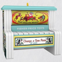 Hallmark 2018 Fisher Price Change-a-Tune Toy Piano Musical Keepsake Ornament - £15.69 GBP