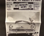 Kaiser Frazer Dealer News Volume II, No 24 Sept 1948 Newspaper Deluxe &amp; ... - £54.07 GBP
