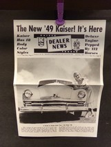 Kaiser Frazer Dealer News Volume II, No 24 Sept 1948 Newspaper Deluxe &amp; ... - £52.95 GBP