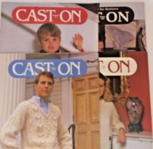 Vintage Cast On Magazine 1991 Knitting Patterns Lot of 4 Cast On - £13.35 GBP