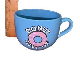 Funny Humor Blue Donut Give Up Coffee Cup Mug image 1