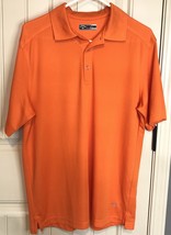 Mens Callaway Polo Orange Golf Shirt Size Small Short Sleeve NICE! - £7.61 GBP
