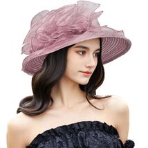 Kentucky Women Fascinator Organza Flower Derby Straw Hat Light Purple - $252.41 Kentucky Women Fascinator Organza Flower Derby Straw Hat Light Purple - $252.41 MXN