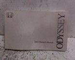 ODYSSEY   2002 Owners Manual 219080  - $31.78