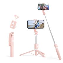 Phone Tripod &amp; Selfie Stick, Extendable Cell Phone Tripod Stand with Wireless Re - £11.17 GBP