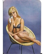 ⭕PORTUGAL POCKET CALENDAR - YEAR 1972- SEXY GIRL - $94.08 MXN
