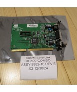 1992 3Com ETHERLINK III 3C509-COMBO ISA ETHERNET RJ45 COAX DA15 8882-10 ... - $527.46 MXN