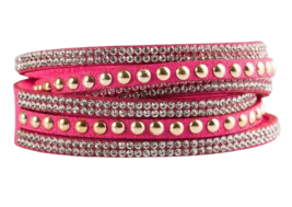 Paparazzi I Bold You So Pink Urban Bracelet - New - £3.58 GBP