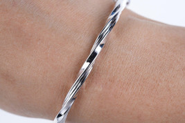 7&quot; retro Itaor Italian sterling bangle bracelet - $46.78