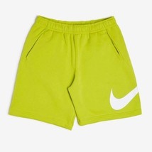 NWT men&#39;s XL-T tall nike sportswear club fleece Sweat Shorts bright cactus - $708.13 MXN