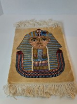 Handmade Woven Egyptian Pharaoh Mini Tapestry Smoke Free Home - £9.44 GBP