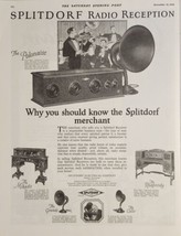 1925 Print Ad Splitdorf Radio Reception The Polonaise Roaring 20s Band Newark,NJ - £17.63 GBP