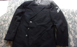 1975 Vietnam Era Usn Us Navy Summer POLY/WOOL Mens 37R Uniform Jacket Coat - £88.56 GBP