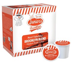 Junior&#39;s Most Fabulous Brooklyn Blend, Medium Roast Single Single serve 18 ct - £11.87 GBP