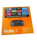 Roku 2 Streaming Player Black 2720R New in Box - $47.51