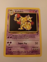 Pokemon 1999 Base Set 2 Kadabra 46/130 NM Single Trading Card - £6.38 GBP