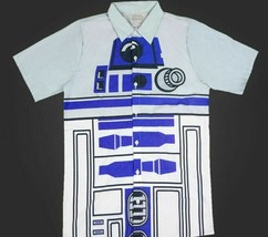 Star Wars New R2D2 Classic Button Up Shirt - £18.42 GBP