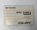 2002 Toyota Camry Owners Manual OEM J01B06011 - $22.49