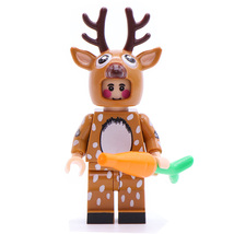 Sika Deer Guy - Mascot Animal Costume Minifigures Block Toys - £2.39 GBP