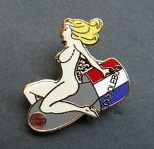 Doodlebug Usaf Air Force Nose Art Anti German Lapel Pin Badge 1 X 1.2 Inches - £4.73 GBP