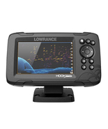 LOWRANCE HOOK REVEAL 5X FISHFINDER W/SPLITSHOT TRANSDUCER &amp; GPS TRACKPLO... - £234.58 GBP