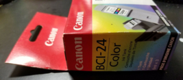 Canon BCI-24 Ink Cartridge Color Genuine New Sealed Box For S300 Made In Japan - £5.20 GBP