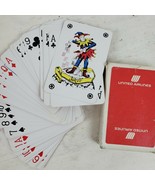 Vintage United Airlines Playing Cards Unsealed w/ Red Box ~ Cards Appear... - £22.29 GBP