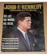 JFK John Kennedy Memorial Album Magazine Vintage 1964 His Life Words And... - €34,10 EUR