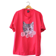 Vintage Kitty Cat T Shirt XXL 2X - £21.65 GBP