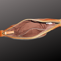 Bayfield Leather Men's Toiletries Bag Zipper Brown image 4