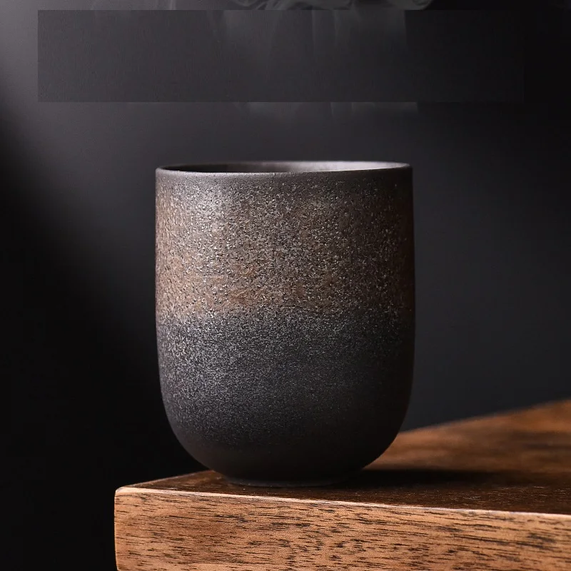 Retro Coarse Clay Mug 3.5oz 100ml Mini Ceramic Coffee Cup Capacity: 81-1... - $3.54