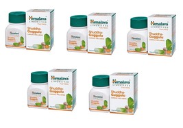 5 X Himalaya Shuddha Guggulu 60 Capsules for Healthy Life / Free Ship - £37.82 GBP