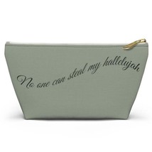 Accessory Pouch w T-bottom &quot;Hallelujah&quot; in Green - $18.80+