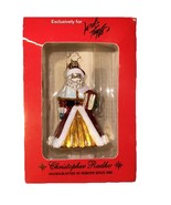 2010 NIB Christopher Radko Glass Santa Ornament 25th Anniversary Lord &amp; ... - $47.41 CAD